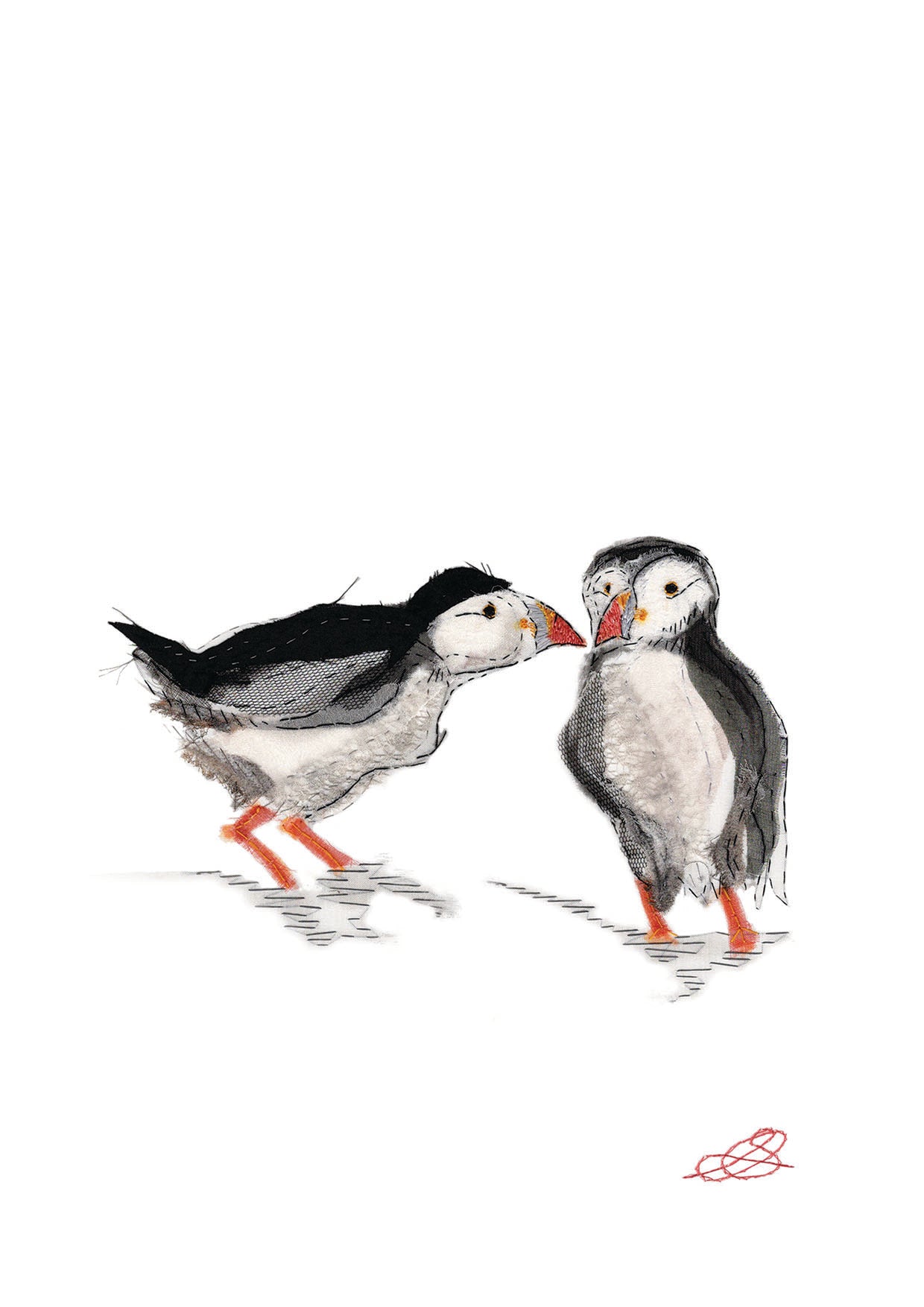 Puffin Lovin' - A4 Giclée Print
