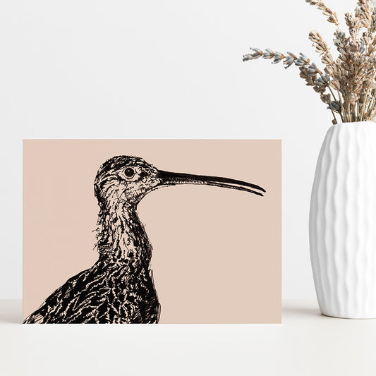 Curlew Design - Greeting Card