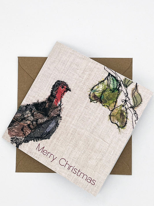 Partridge & Pear Tree - Christmas Greeting Card